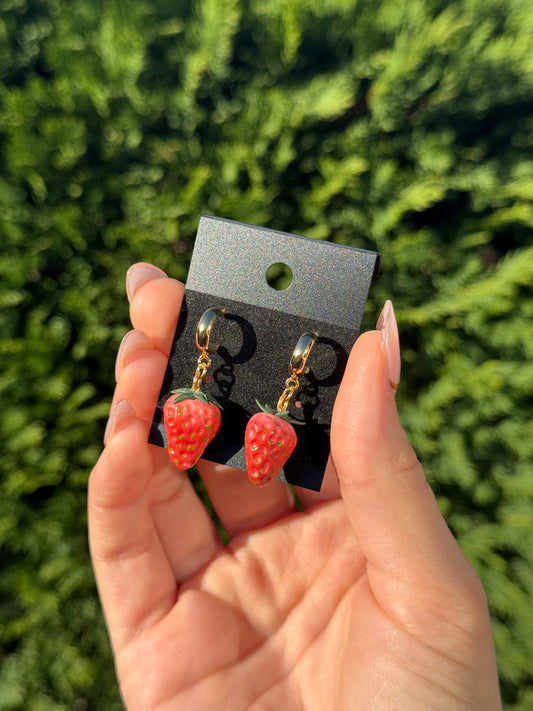 Strawberry/Pineberry Lover Earrings
