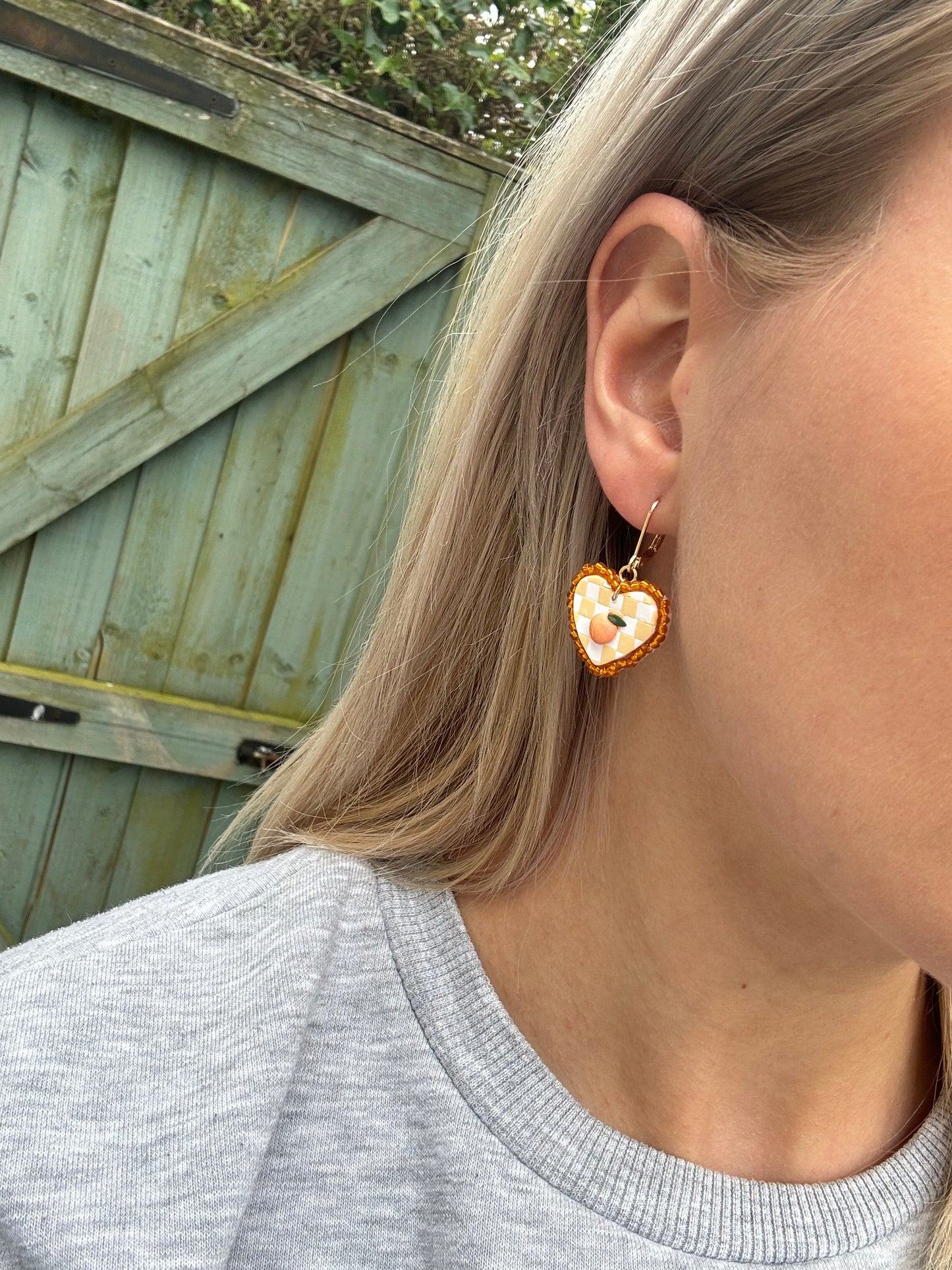 Pretty Peach Earrings