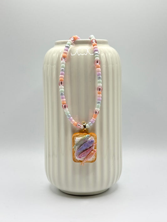 Sardines on Toast Necklace