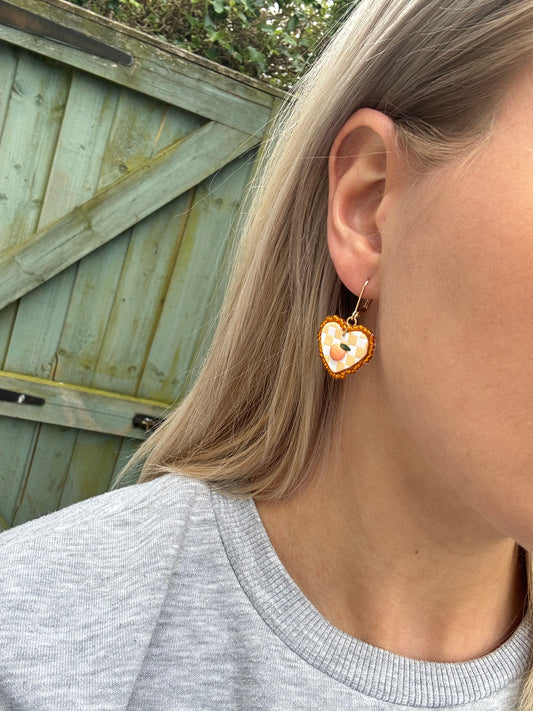 Pretty Peach Earrings