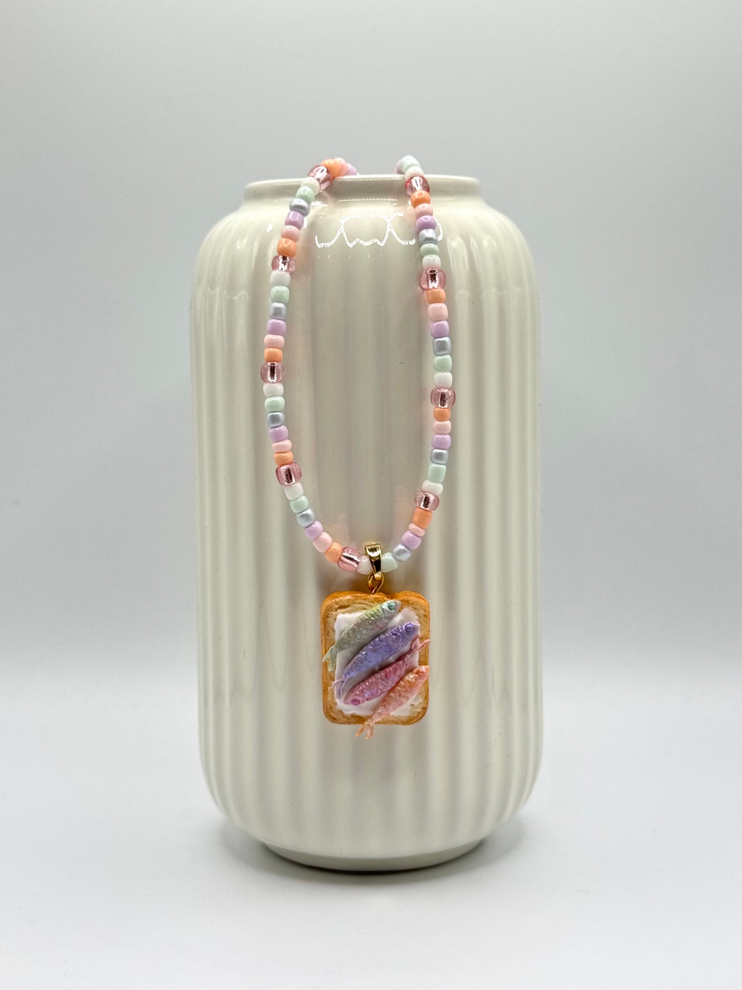 Sardines on Toast Necklace