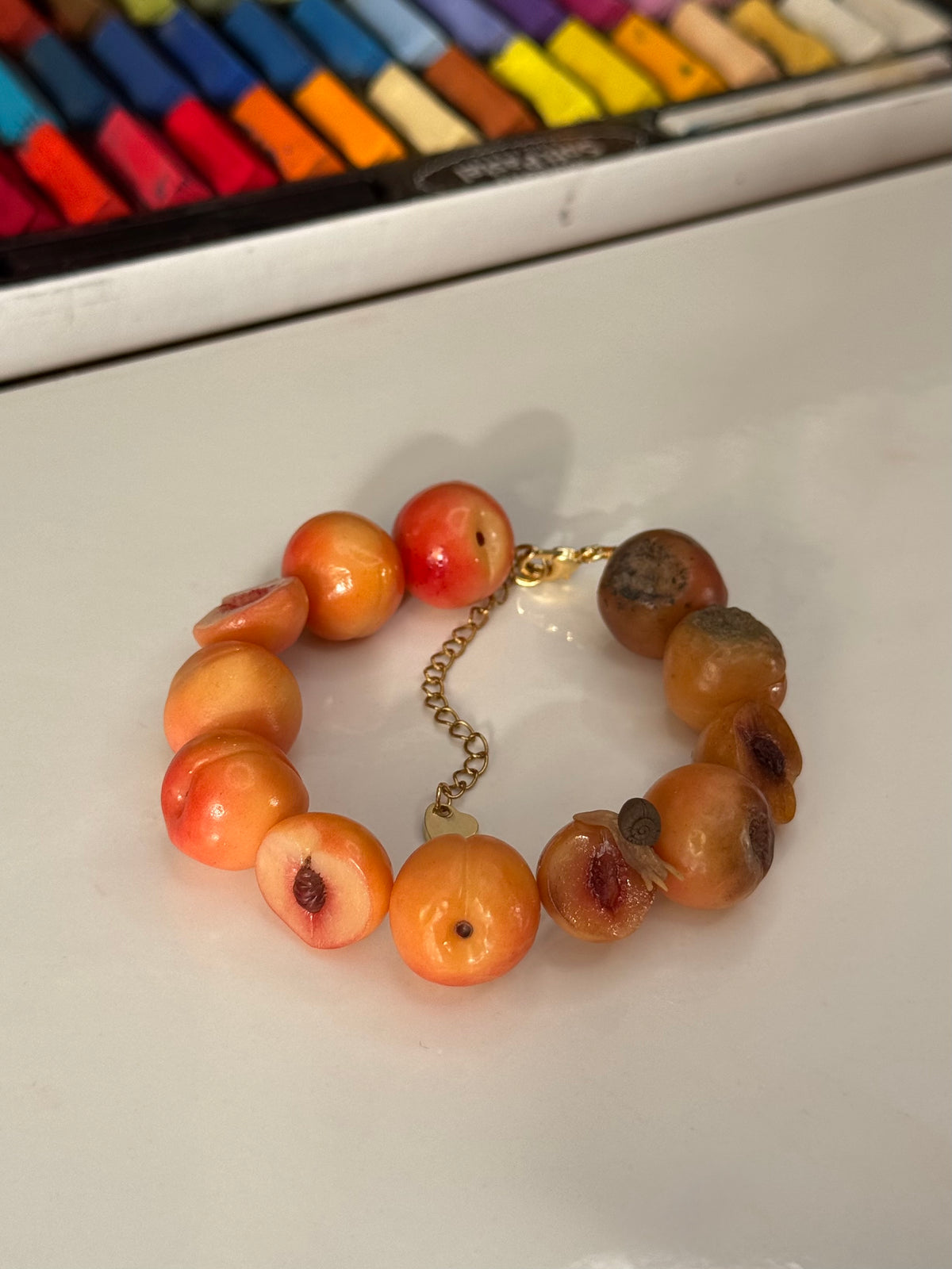 Kim’s Peach Lover Bracelet