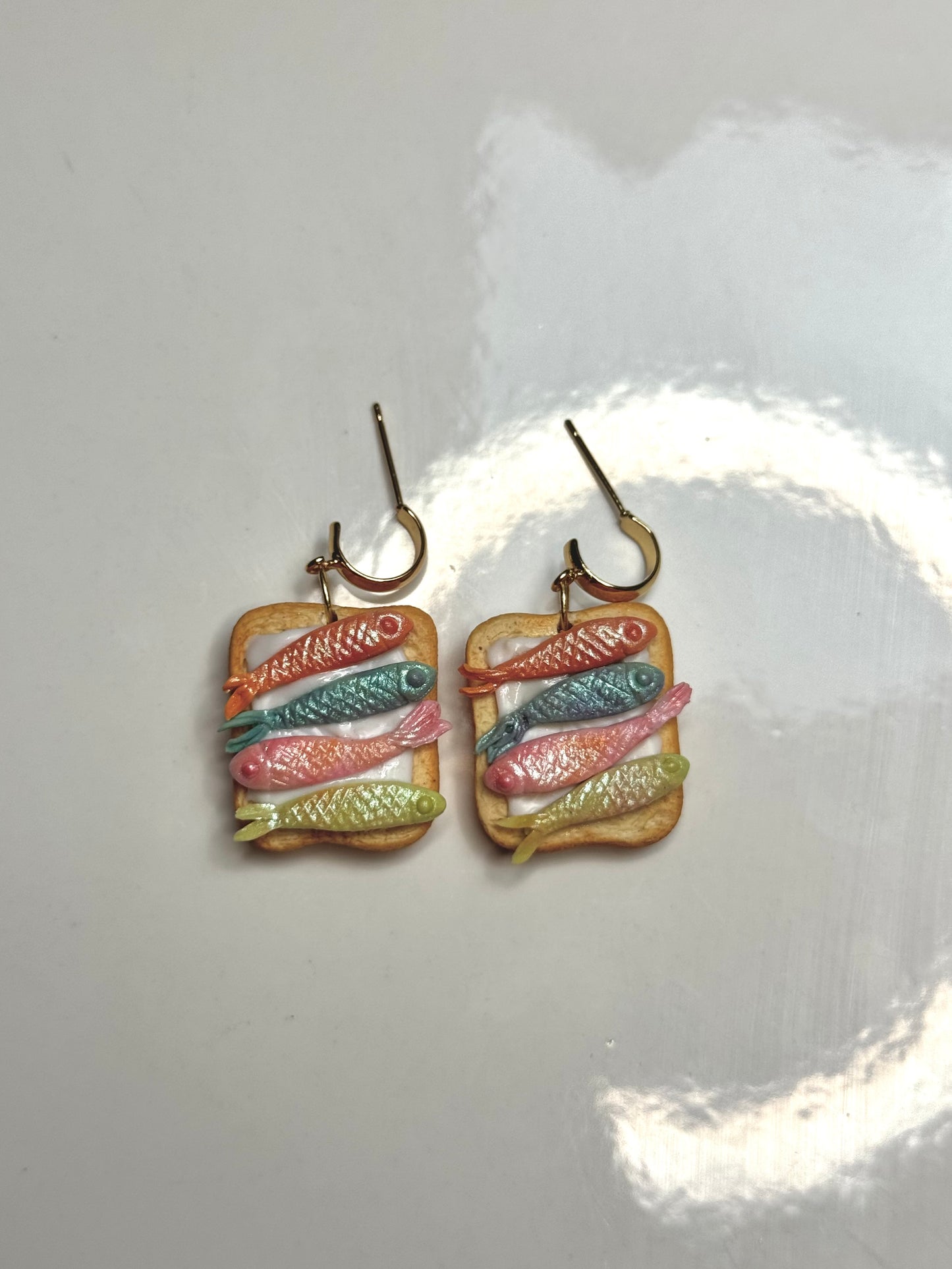 Sardines on Toast Earrings 🐟