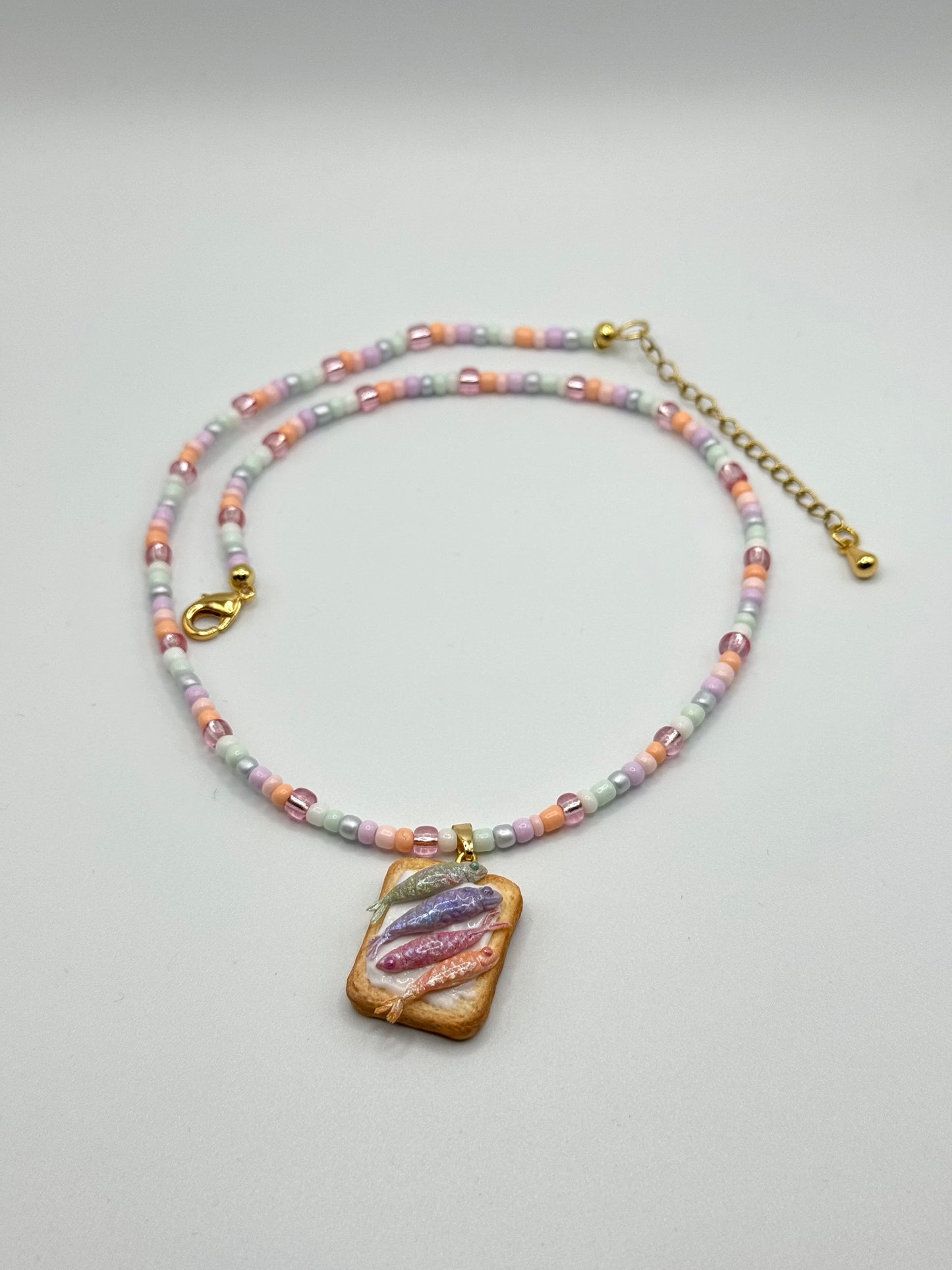 Sardines on Toast Necklace
