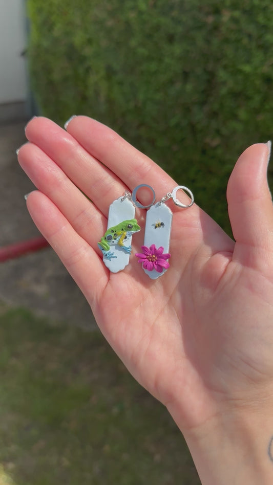 Fairytale Frog Earrings
